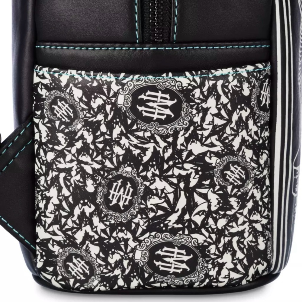 Loungefly Disney Haunted Mansion hatbox ghost glow in the dark mini backpack NWT - Picture 8 of 9